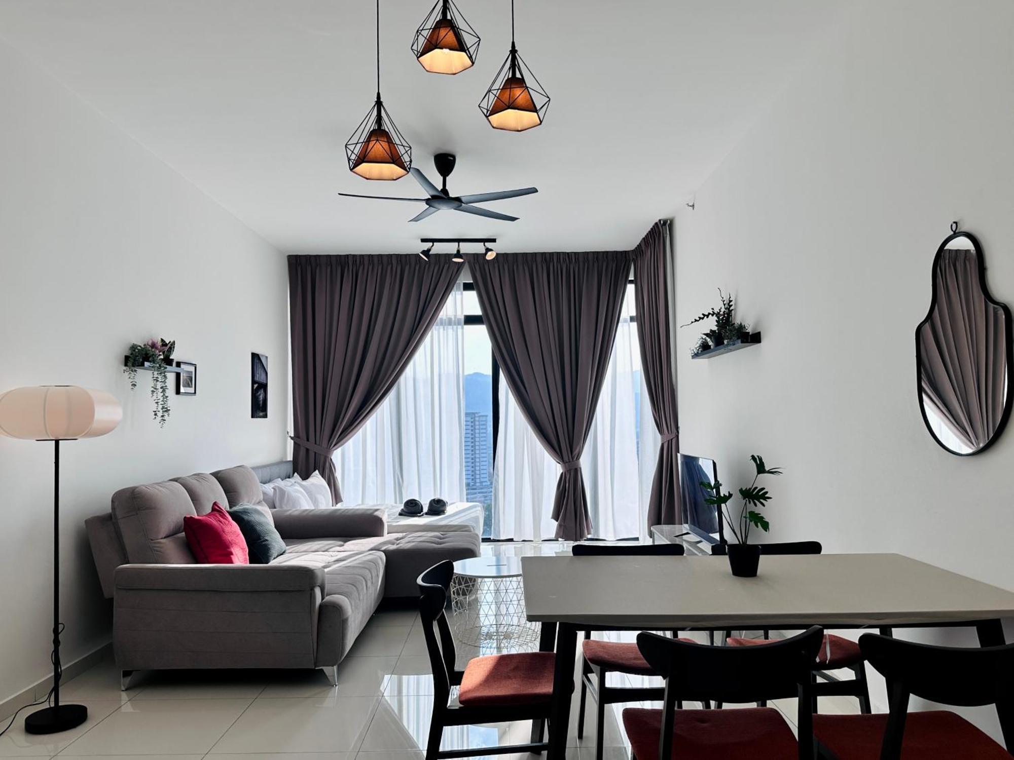 New 2Br Georgetown Warm And Lovely Homestay 10Pax-无敌美景两房民宿 Beacon Executive Suite Zewnętrze zdjęcie