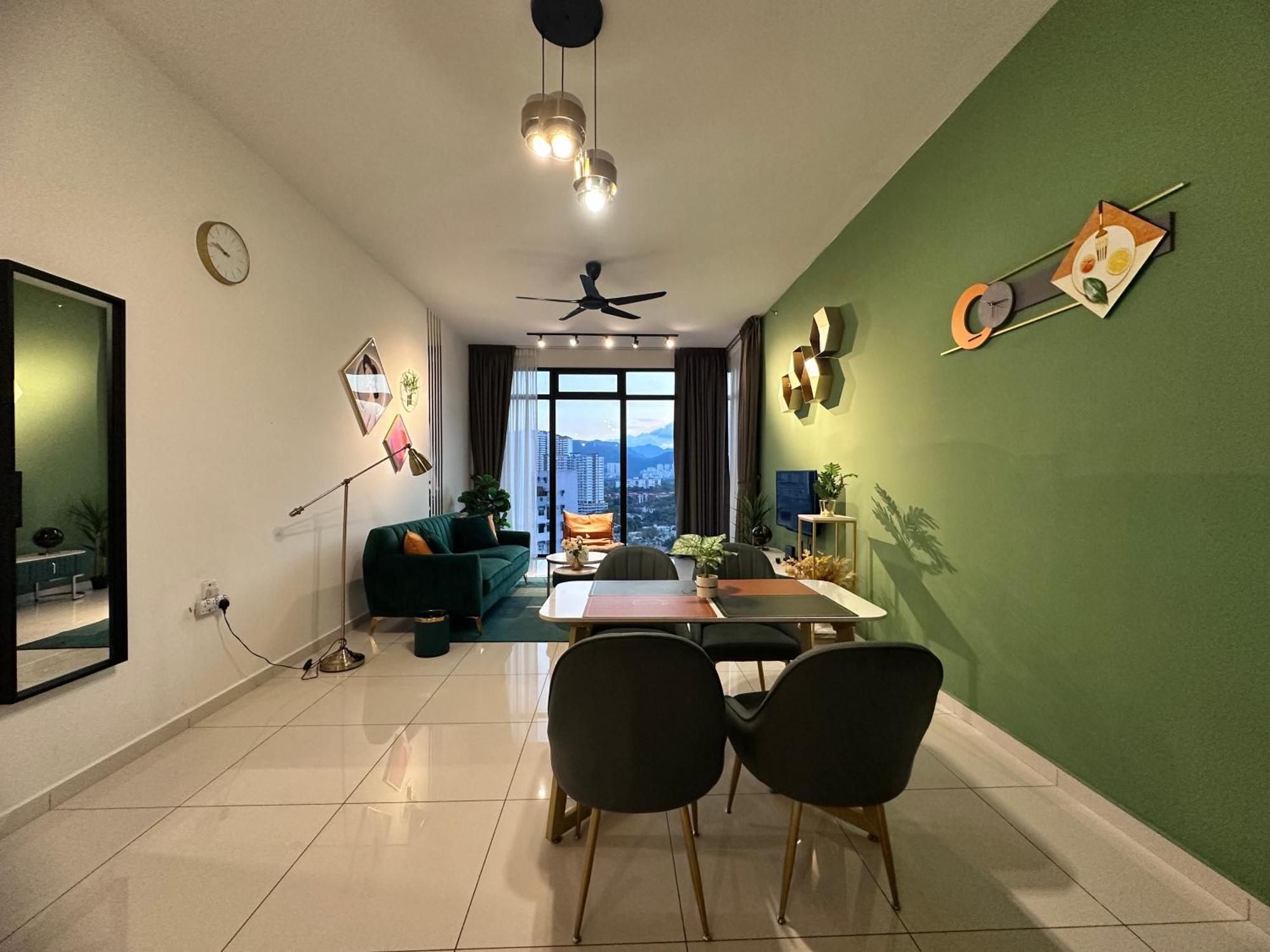 New 2Br Georgetown Warm And Lovely Homestay 10Pax-无敌美景两房民宿 Beacon Executive Suite Zewnętrze zdjęcie