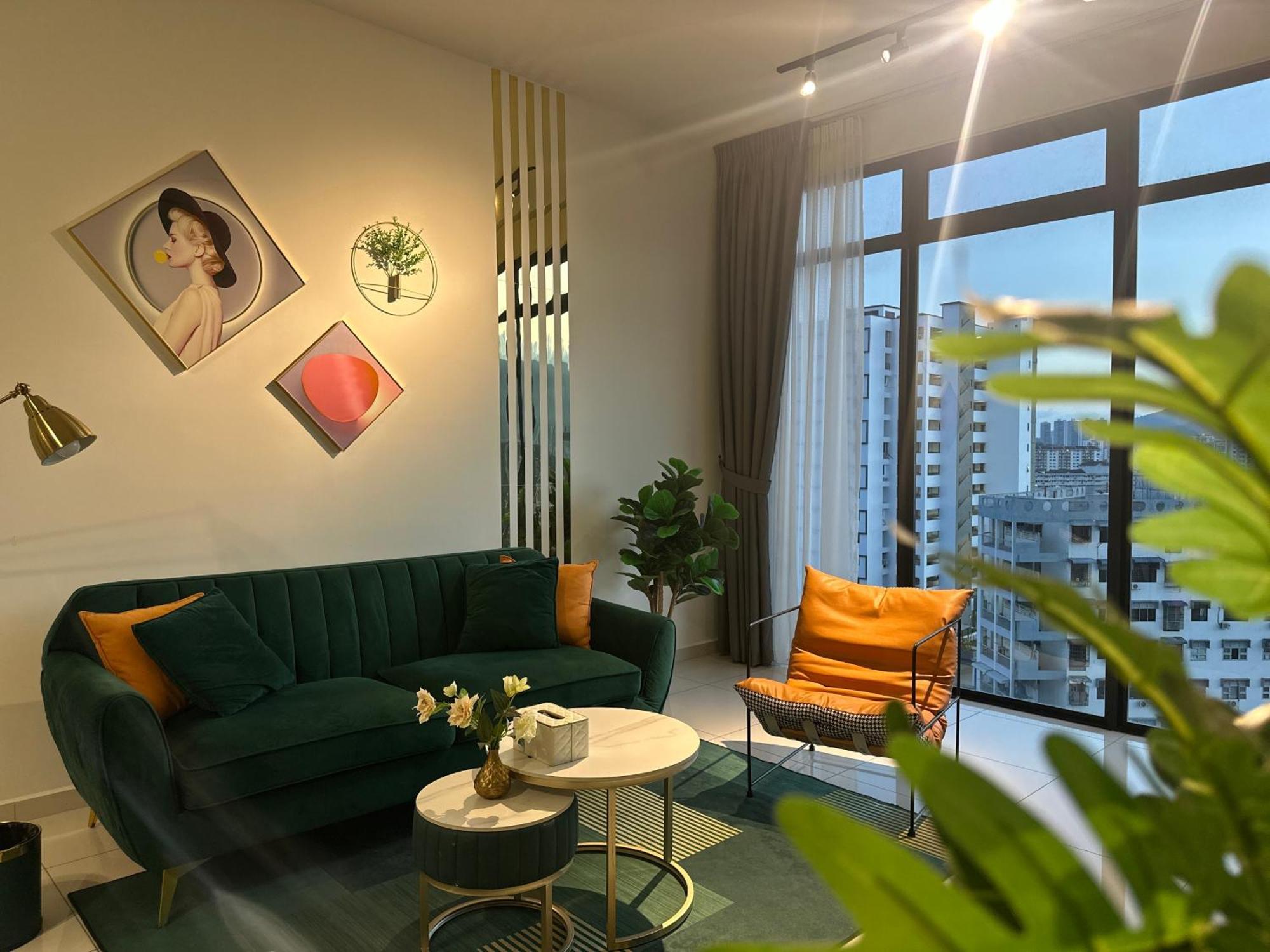 New 2Br Georgetown Warm And Lovely Homestay 10Pax-无敌美景两房民宿 Beacon Executive Suite Zewnętrze zdjęcie