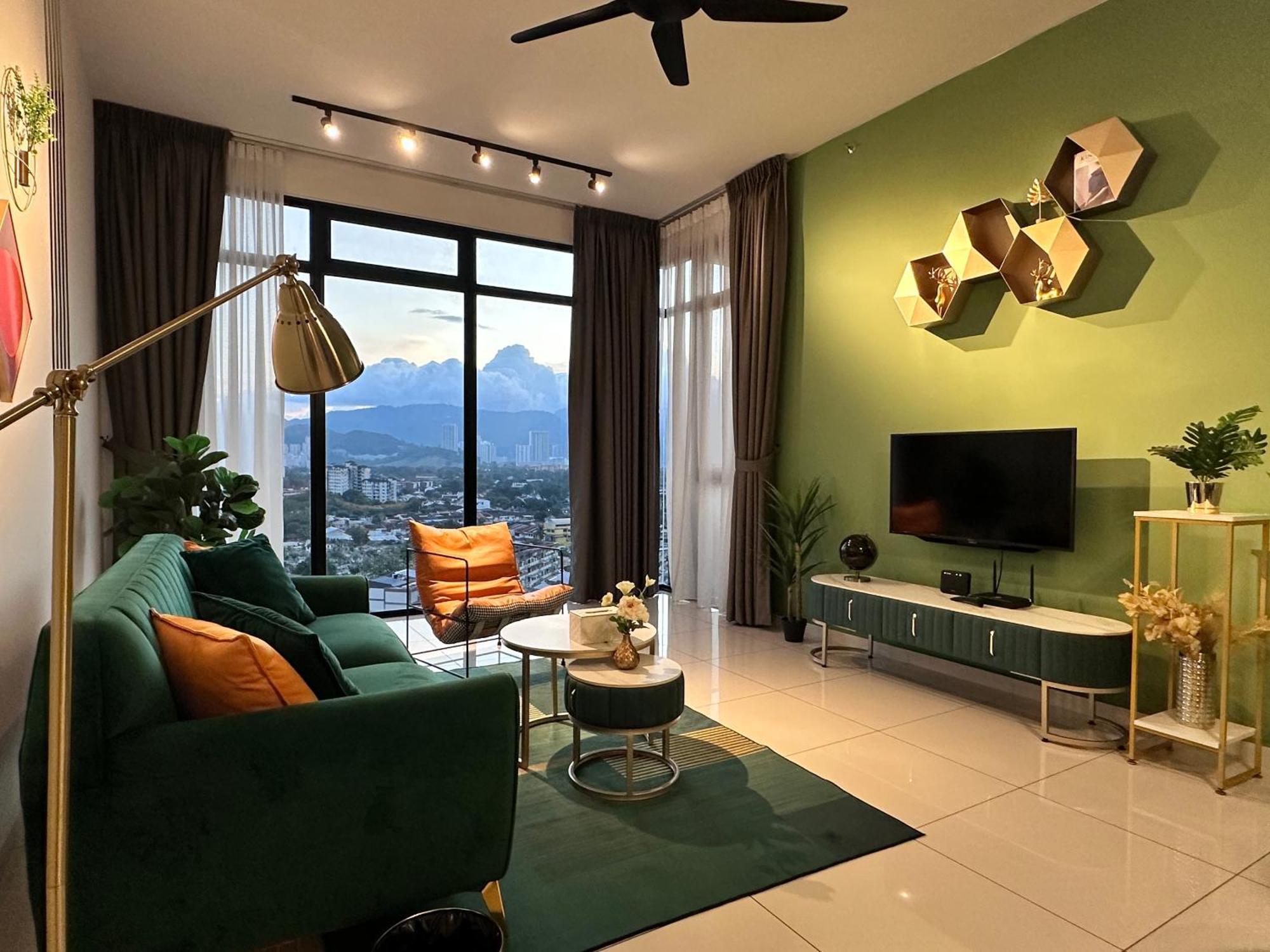 New 2Br Georgetown Warm And Lovely Homestay 10Pax-无敌美景两房民宿 Beacon Executive Suite Zewnętrze zdjęcie
